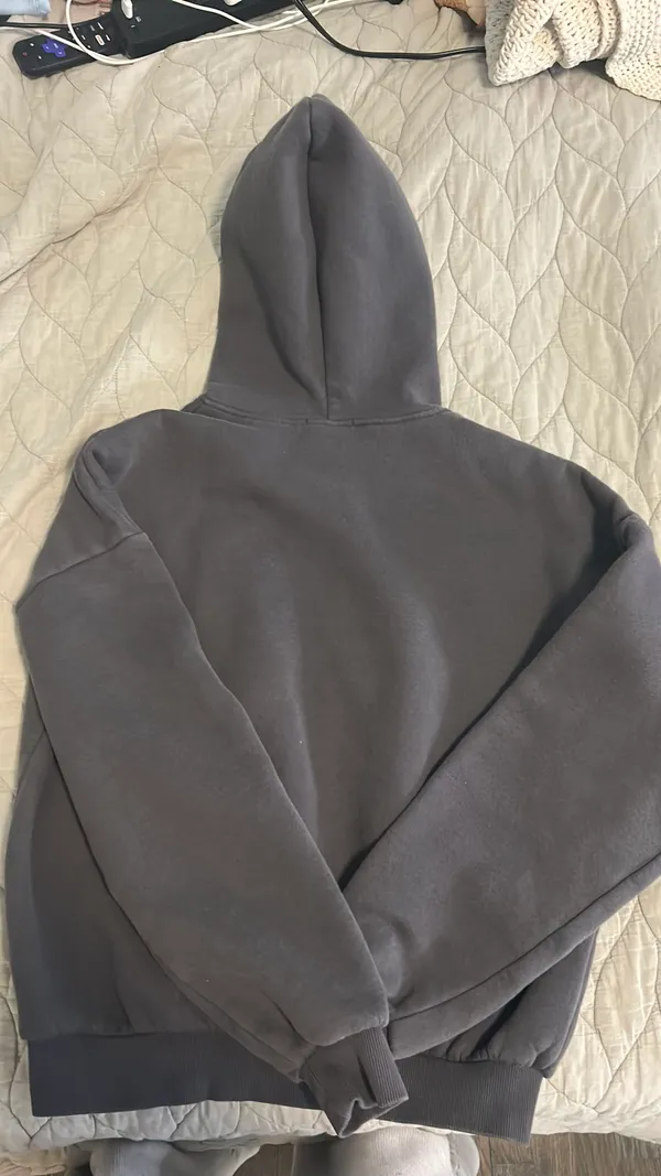 Edikted Bow Sweatshirt Grey - Image 3