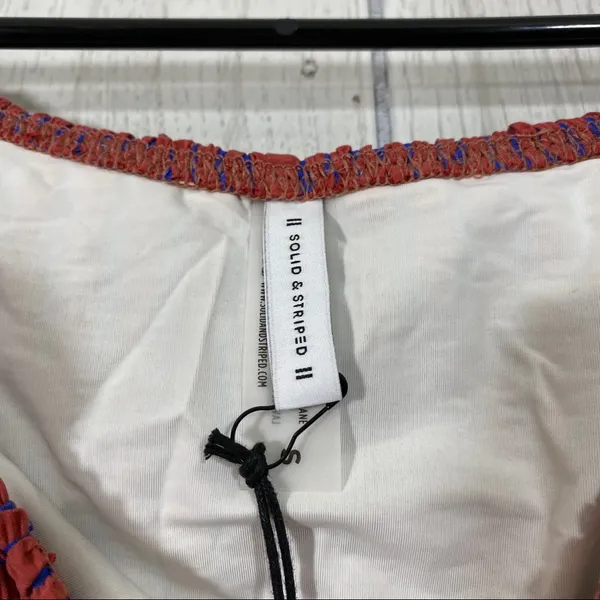 NEW Solid & Striped The Paloma Bikini Top Seersucker size S Small NWT - Image 7