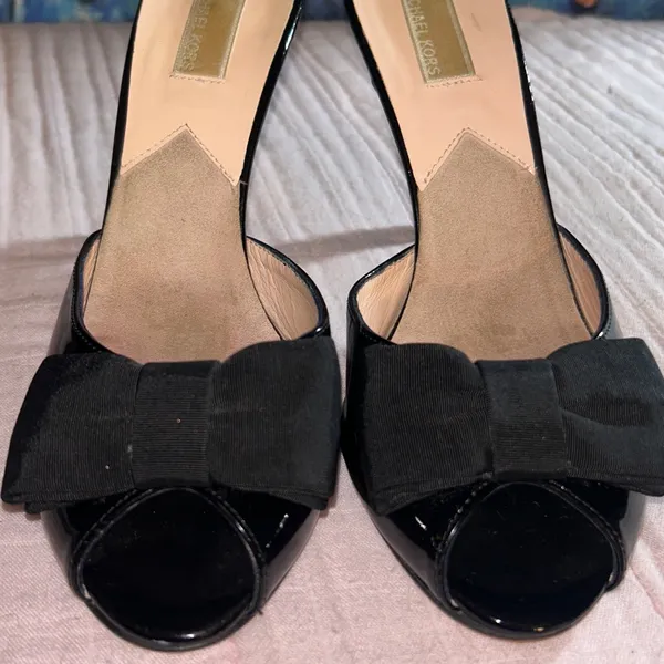 Michael Kors Size 7.5 Peep Toe Heels - Image 8