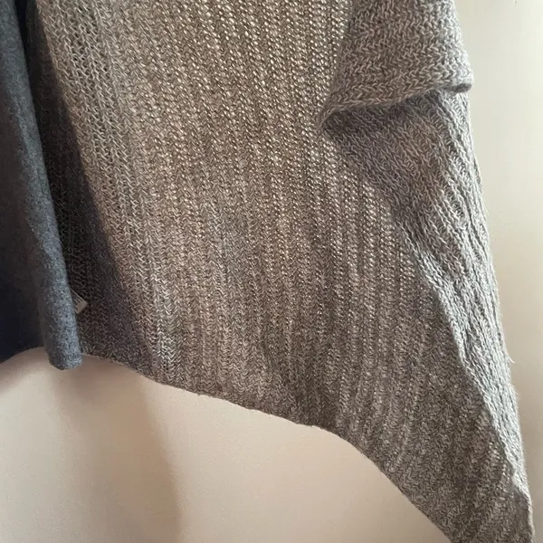 ‎Saturday Sunday gray long line open cardigan - Image 9