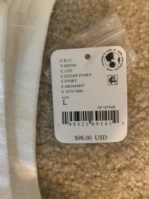 Free People White Linen Boat Neck Tank - Image 3