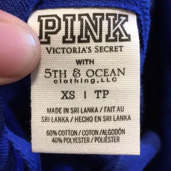 Pink Victoria’s Secret Jayhawks cowl sweatshirt - Image 3