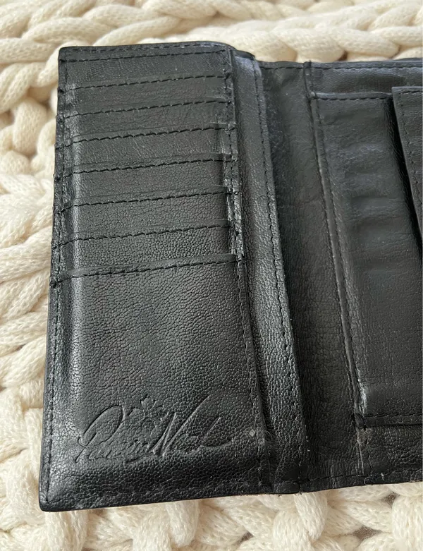 Metal Studded Leather Wallet - Image 6