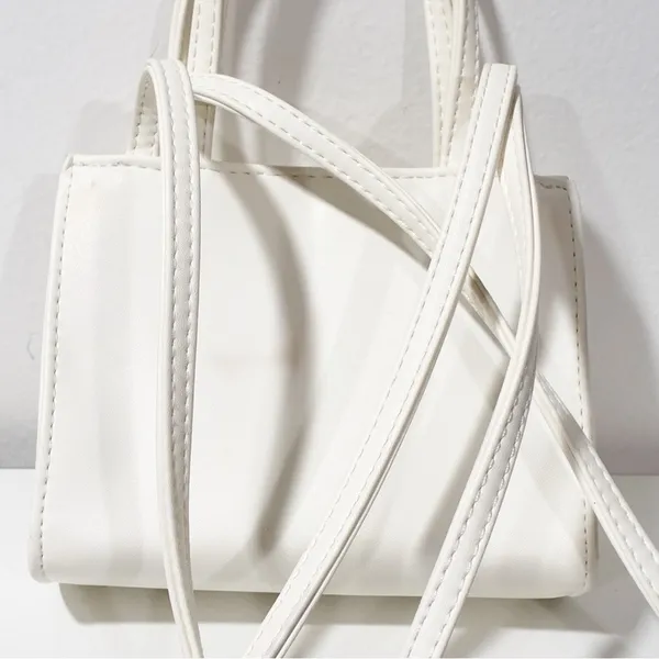 Telfar White Mini Small Crossbody Bag Tote - Image 6
