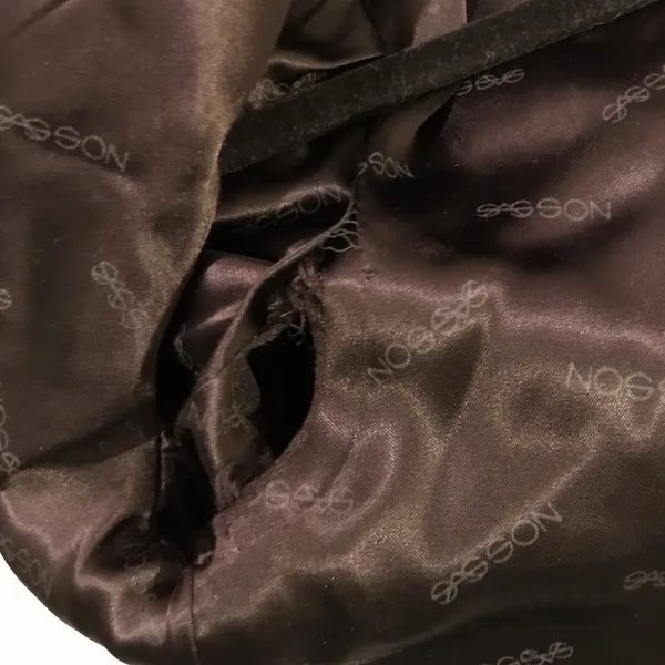 Vintage ILGWU Sasson faux fur black coat Size 10 glam fancy dressy, made in USA - Image 9