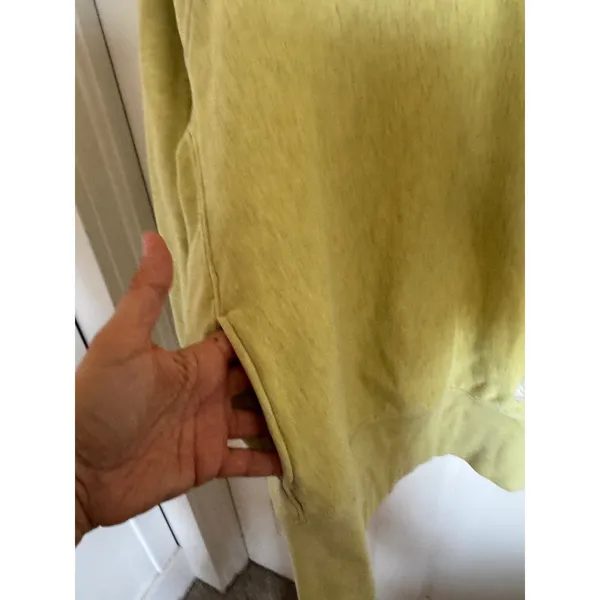 Free People FP Movement Metti chartreuse sweatshirt size‎ xs - Image 2
