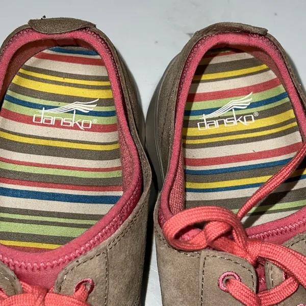 Dansko Elise Tan Suede Lace-up Comfort Walking Shoe Women's Size 42 US‎ 11.5-12 - Image 10