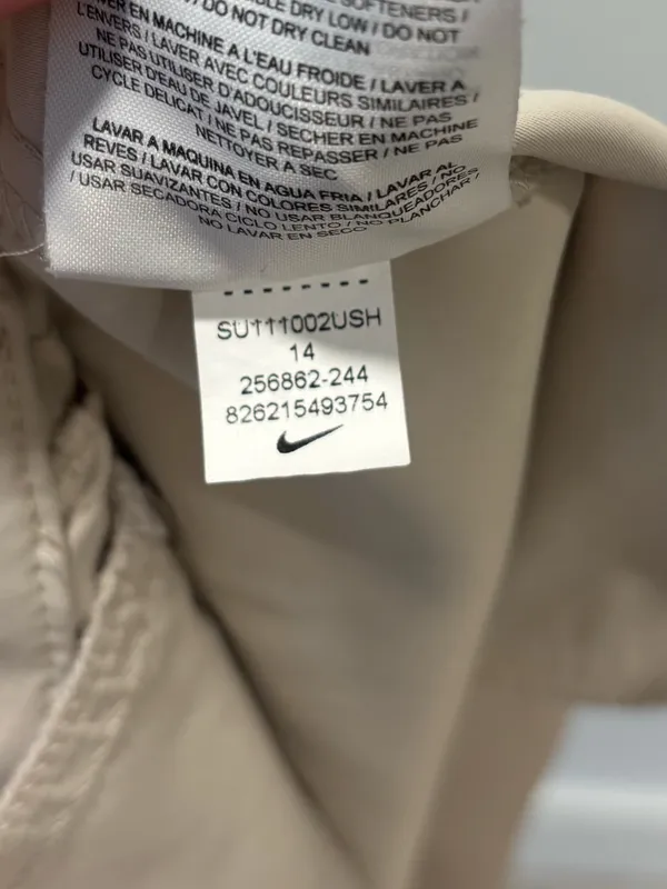 Nike Golf Dri Fit Tan Khaki Athletic Shorts Sporty Athleisure Performance - Image 9