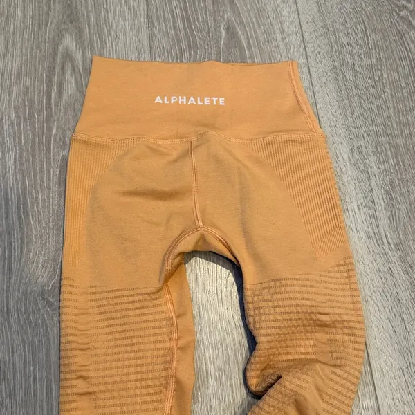Alphalete Amplify Contour Legging Clay Orange Small - Image 4