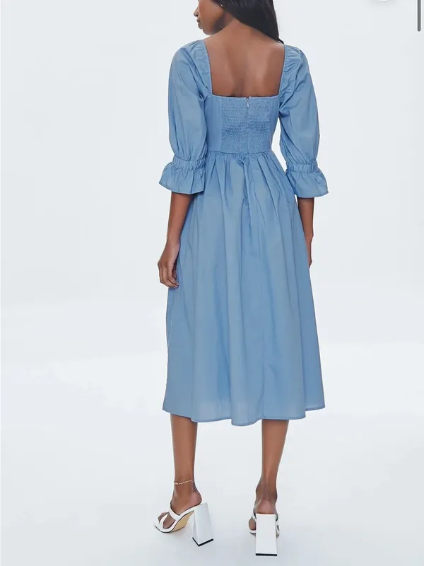 Sweetheart midi dress - Image 3