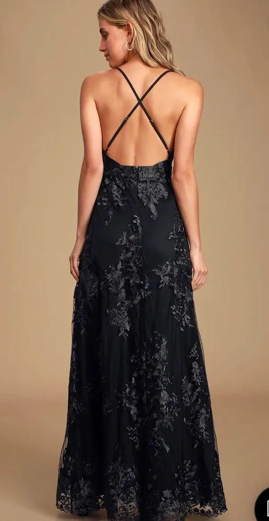 Lulus Black Prom Dress - Image 2