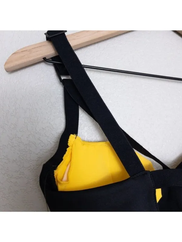 BUNDLE [SET] NWT Secnd Nture Cut Out Sports Bra XS Yellow Black Classic Legging - Image 14