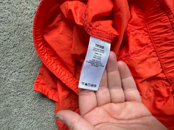Garage Orange Parachute Cargo Pants – XS - Image 4