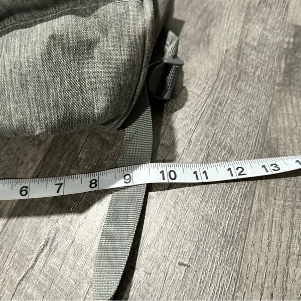 Grey Tote Bag Backpack pockets mini small storage work travel school party - Image 5