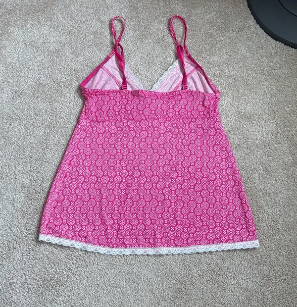 Marilyn Monroe Pink Camisole With Lace Trim. Size Small - Image 8