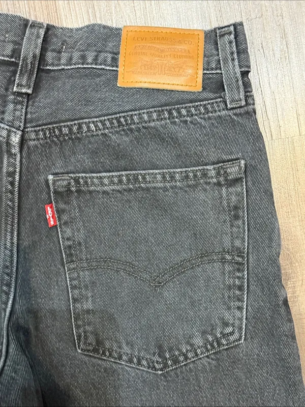 Levi’s Premium Baggy Dad Jeans 26 Boot Barn Black Big E $128 - Image 5