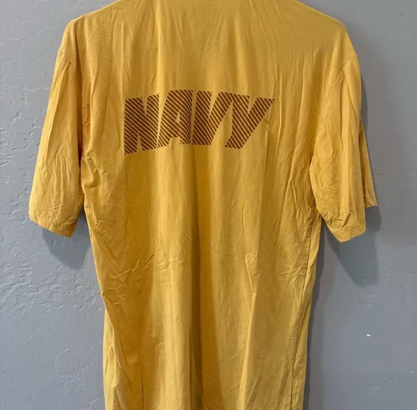 New Balance Yellow “Navy” T-Shirt - Image 7