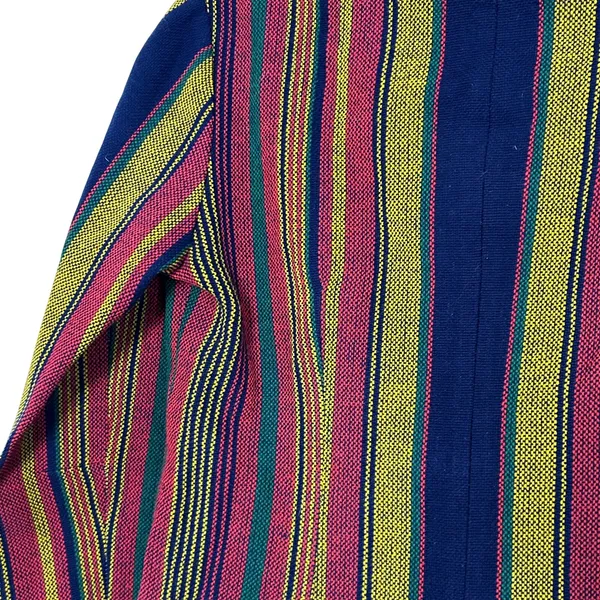 VTG 70s Pandora Costume Maker Striped Knit Long Sleeve Top Disco Retro Medium - Image 4