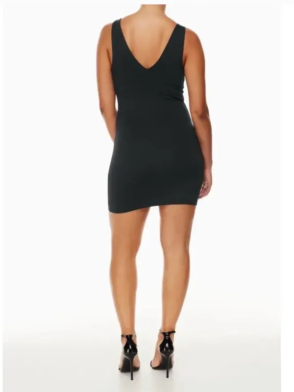 Aritzia Black Mini Dress - Image 3