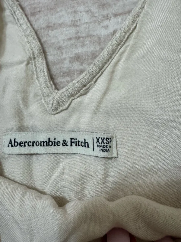 Abercrombie & Fitch babydoll linen dress size xxs - Image 3
