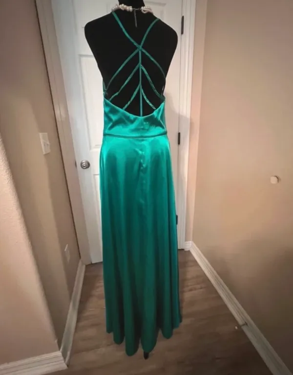 My Michelle Formal blue green evening dress - Image 4