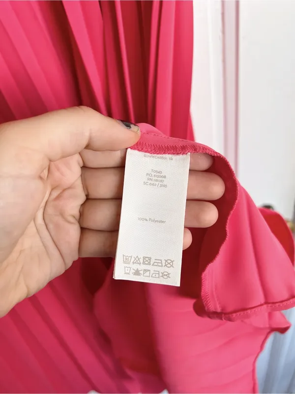 Boden • Kristen Pleated Skirt in Strawberry Shortcake Pink midi coral accordion - Image 10