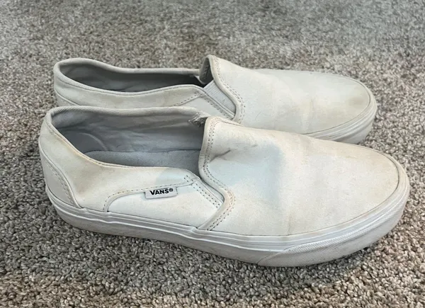 Vans White Size Women 7.5 - Image 3