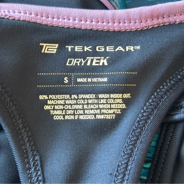 Tek Gear Tank Top Small Workout Running Gym Exercise Athletic - Image 4