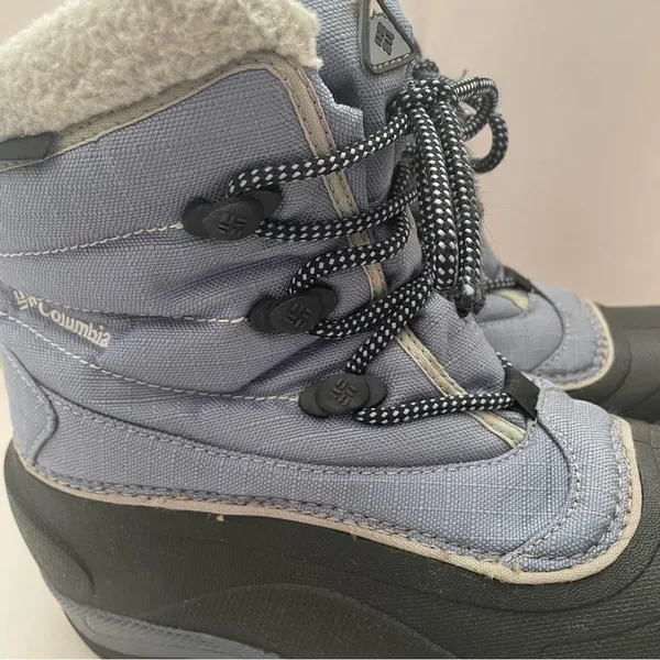 Columbia Cascadian Trinity Winter Snow Boots Womens 7 Blue Insulated Waterproof - Image 7
