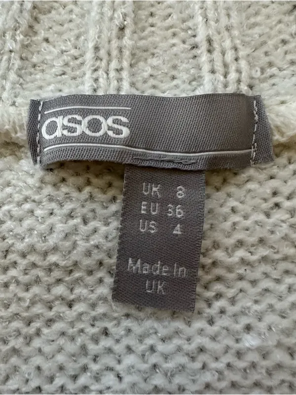 ASOS Oversized V-Neck Knit Vest - Image 2