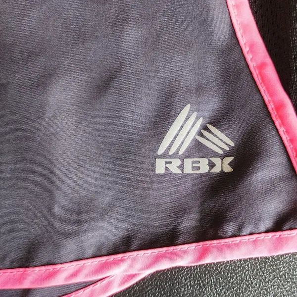 RBX Womens Running Shorts Gray Pink‎ X-Dri Mesh Trim Athletic Size M - Image 5