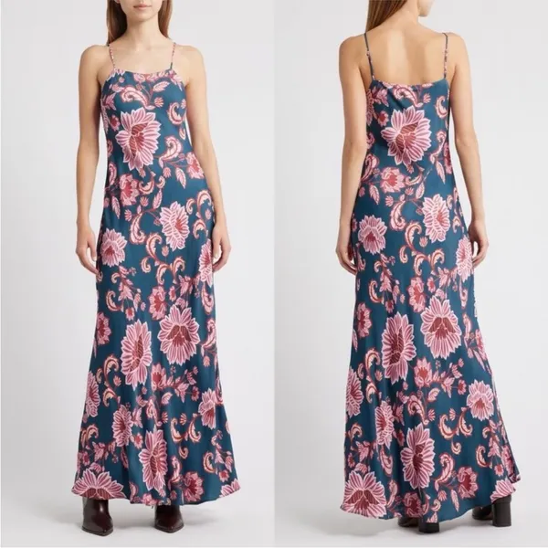 Farm Rio Flower Delicacy Paisley Slipdress - Image 3