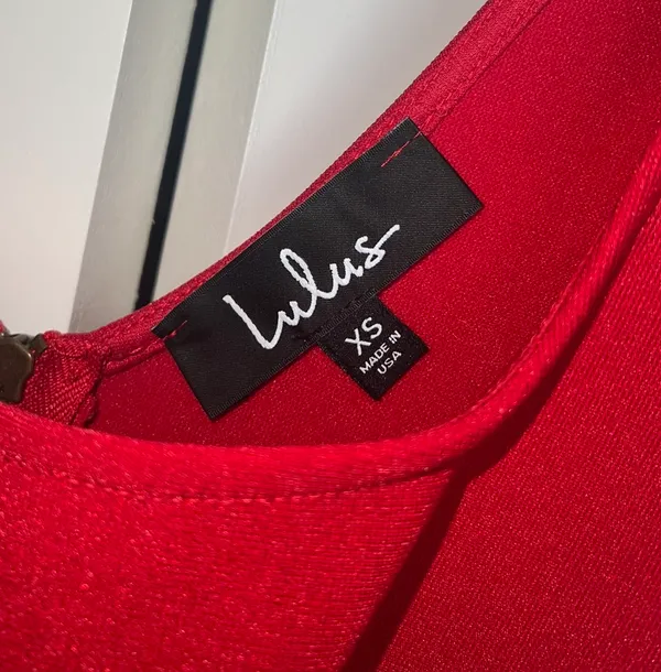 Lulus Short Red Dress - Image 4