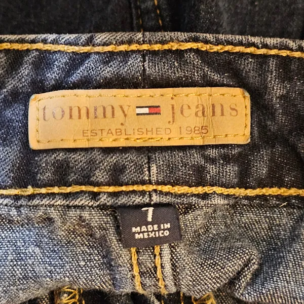 Vintage Y2K Womens Juniors Tommy Jeans Hilfiger Denim Mini‎ Skirt 7 - Image 4