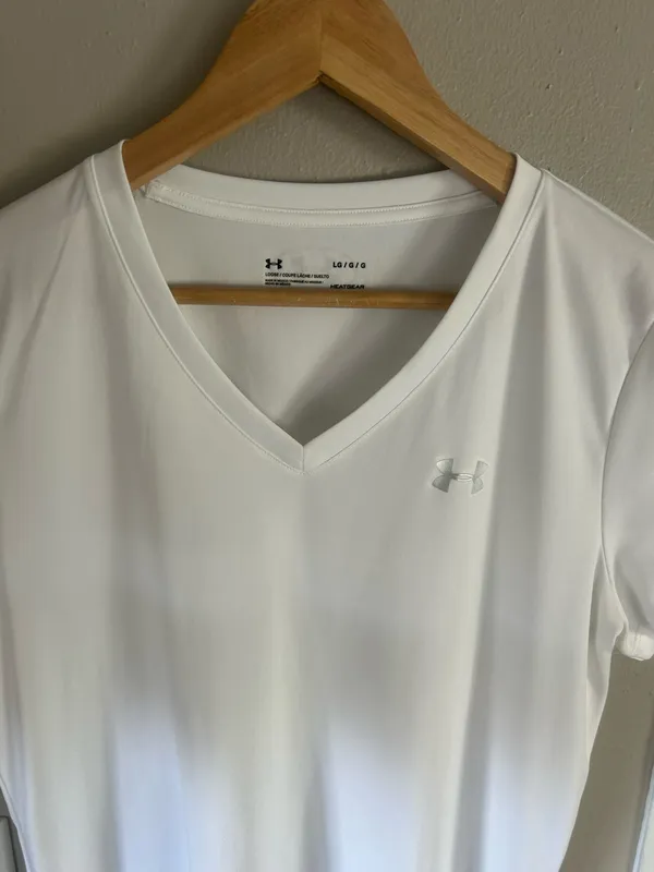 Under Armour hot gear white tee - Image 4