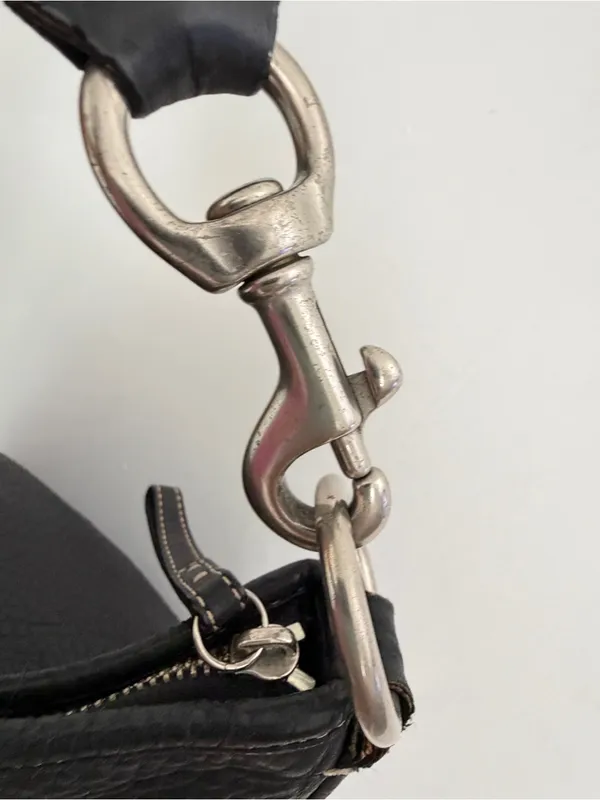 Vintage Coach F13094 Hobo Black Leather Shoulder/Hand Bag Retail $349 - Image 9