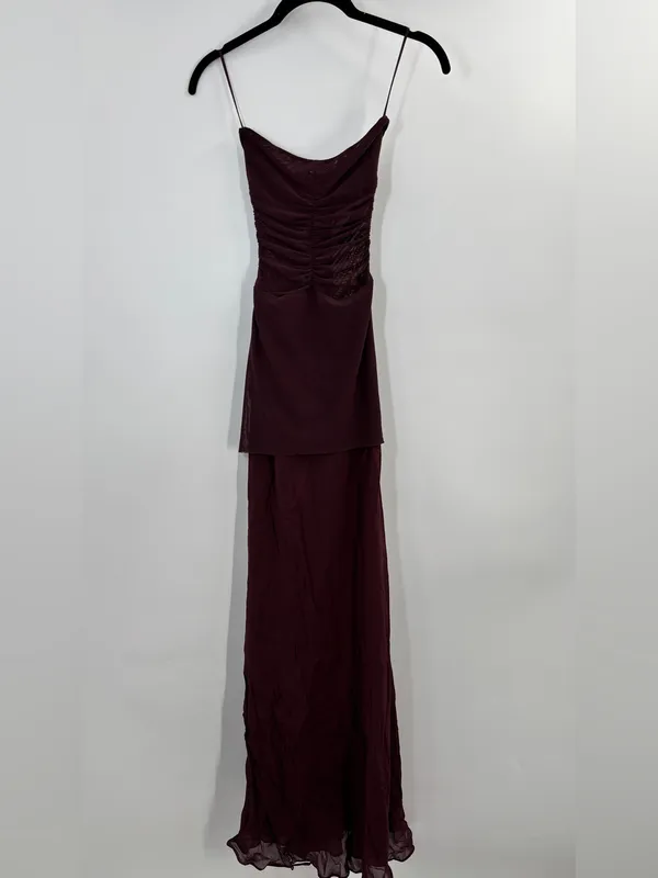 Bec & Bridge Ida Strapless Dress in Plum UK4/US0 - Image 6