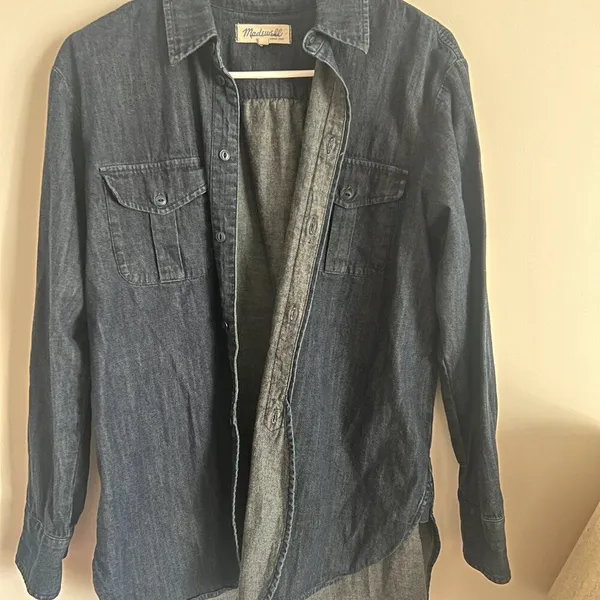 Madewell small denim‎ button down - Image 2