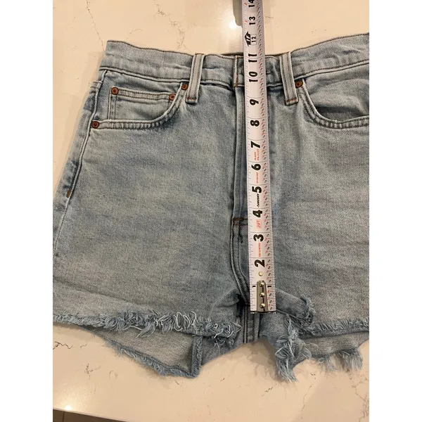 Aritzia Denim Forum The '50s Arlo Hi-Rise Denim Shorts Size‎ 27 - Image 8