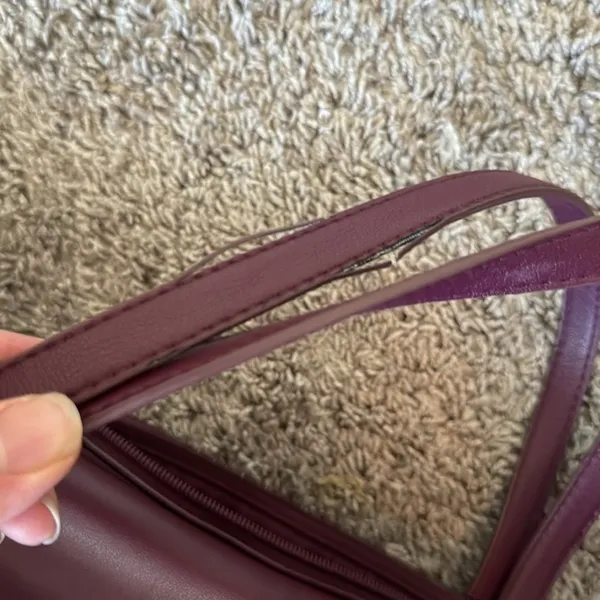 Maroon laptop bag target a new day with insert - Image 4