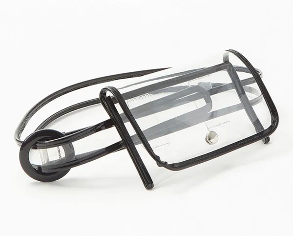 PacSun New With Tag LA Hearts Clear Belt Bag White - Image 2