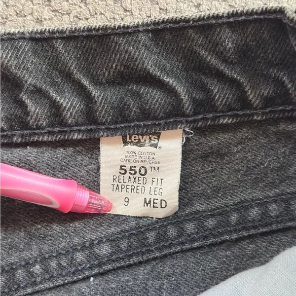 VINTAGE 90s Levis 550 High Rise Jeans - Image 6