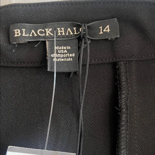 NWT Black‎ Halo Wide Leg Isabella Pant $295 Size 14 Black - Image 8