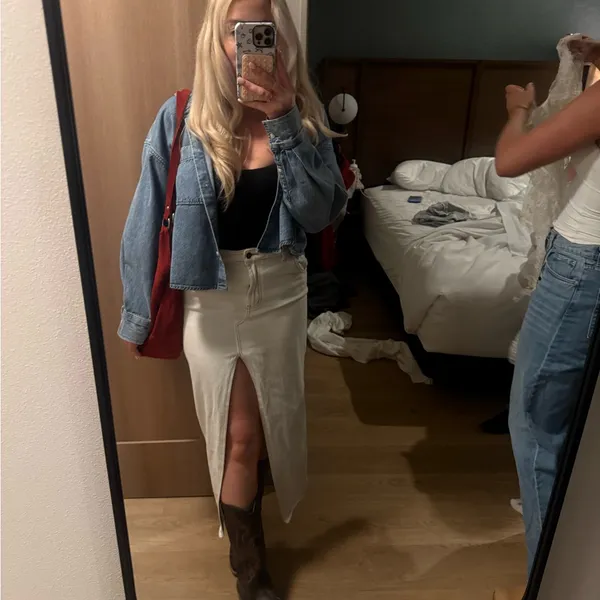 LIONESS long denim skirt M - Image 2