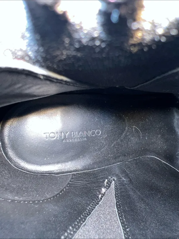 Tony Bianco‎ Bello Bootie Women's Size 9 Black Pointed Toe - Image 10