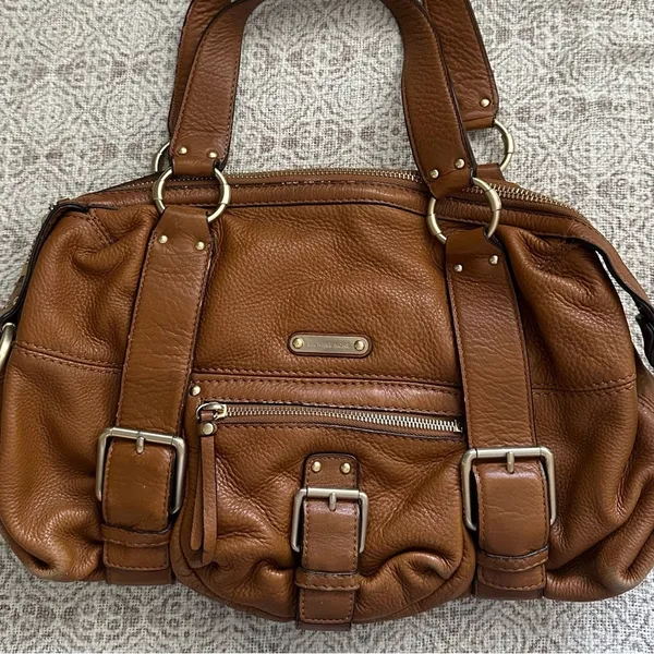Michael Kors Brown Leather Satchel - Image 2