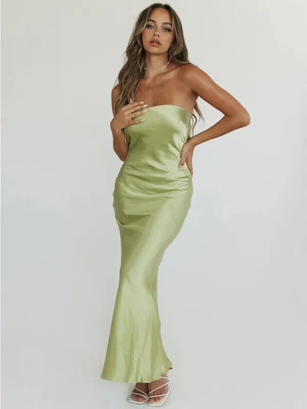 Princess Polly Haley Maxi Dress Green - Image 2