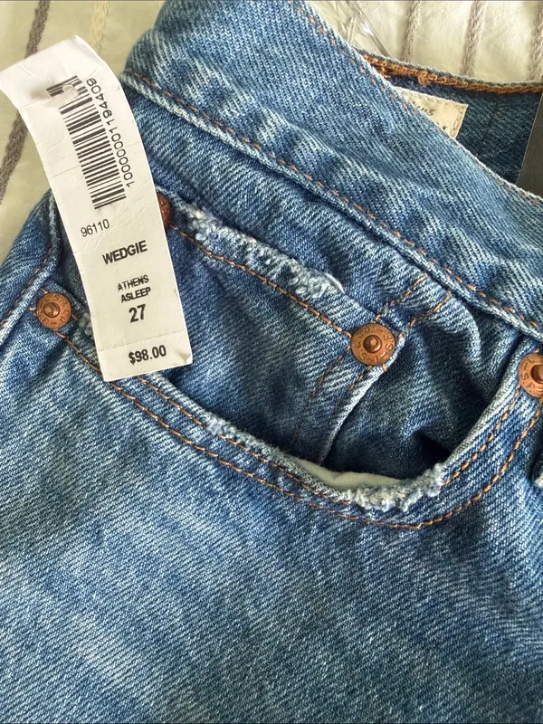 Levi's Classic Distressed Blue Jeans - Image 5