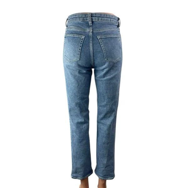 COS Women's Blue Slim Straight Ankle Medium Wash High Rise Denim Jeans Size 25 - Image 2