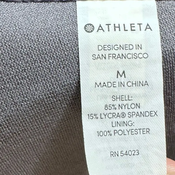 Athleta Aqualuxe Padded Bikini Top Gray Size Medium - Image 7